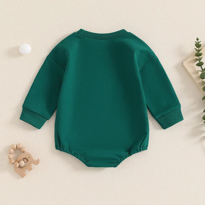 Golf Letter Print Round Neck Bodysuit