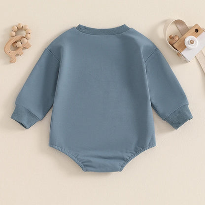 Round Neck Long Sleeve Toddler Fall Bodysuits