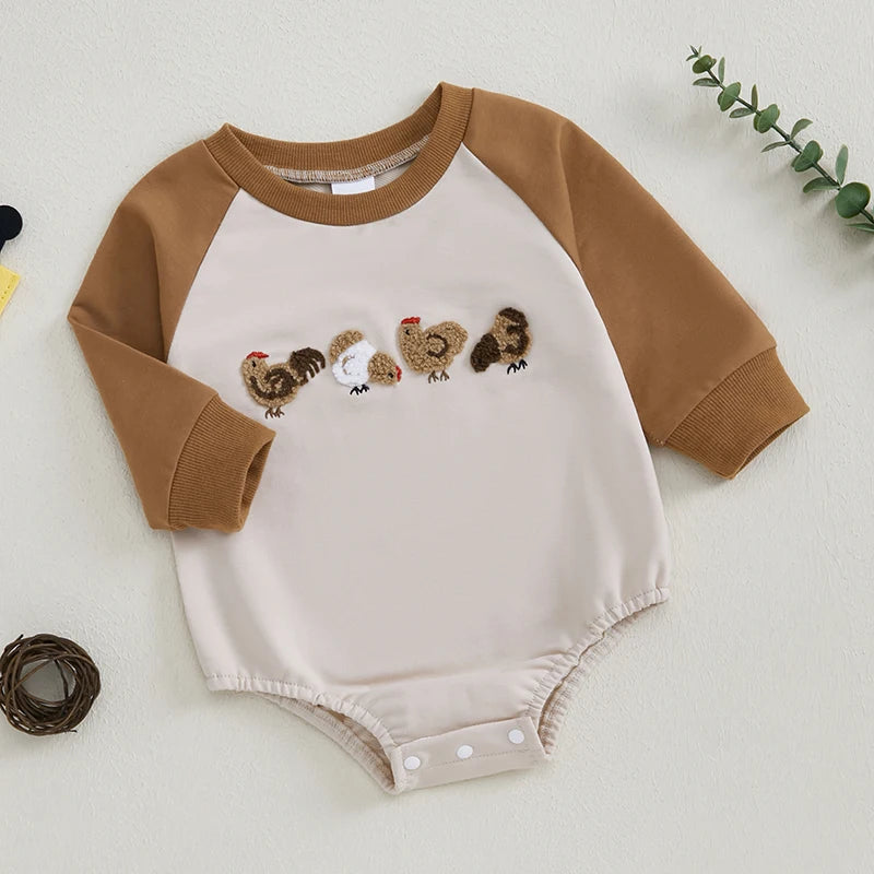 Long Sleeve Toddler Fall Bodysuits
