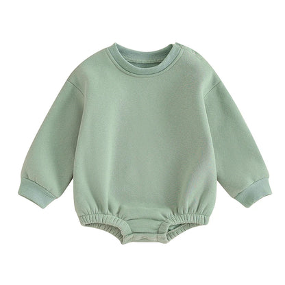Fleece Solid Color Bubble Bodysuit