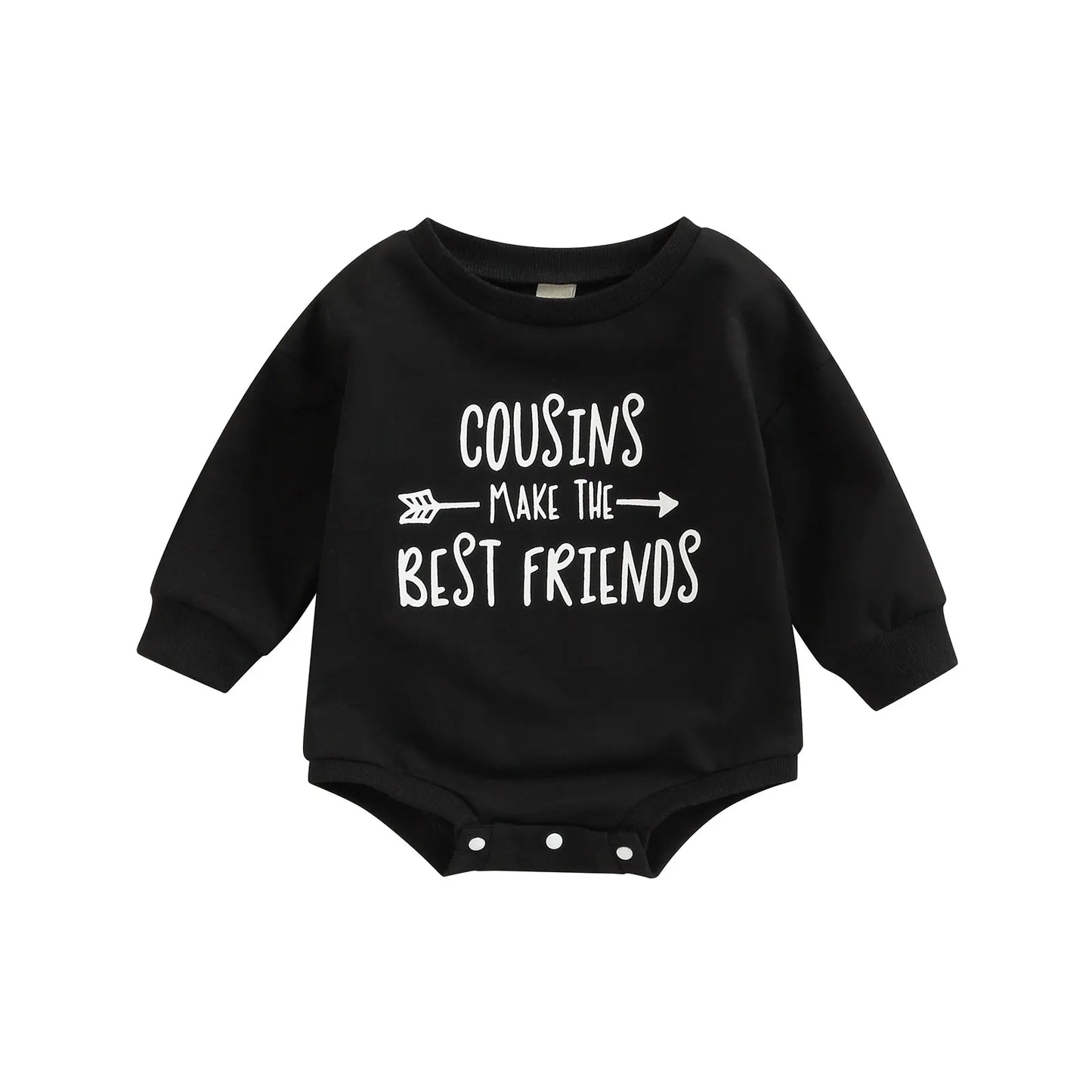 Print Loose Crotch Button Short Bodysuit