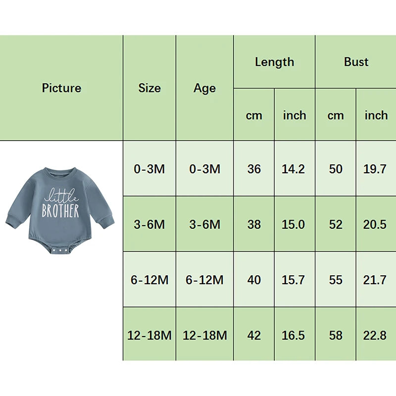 Round Neck Long Sleeve Toddler Fall Bodysuits