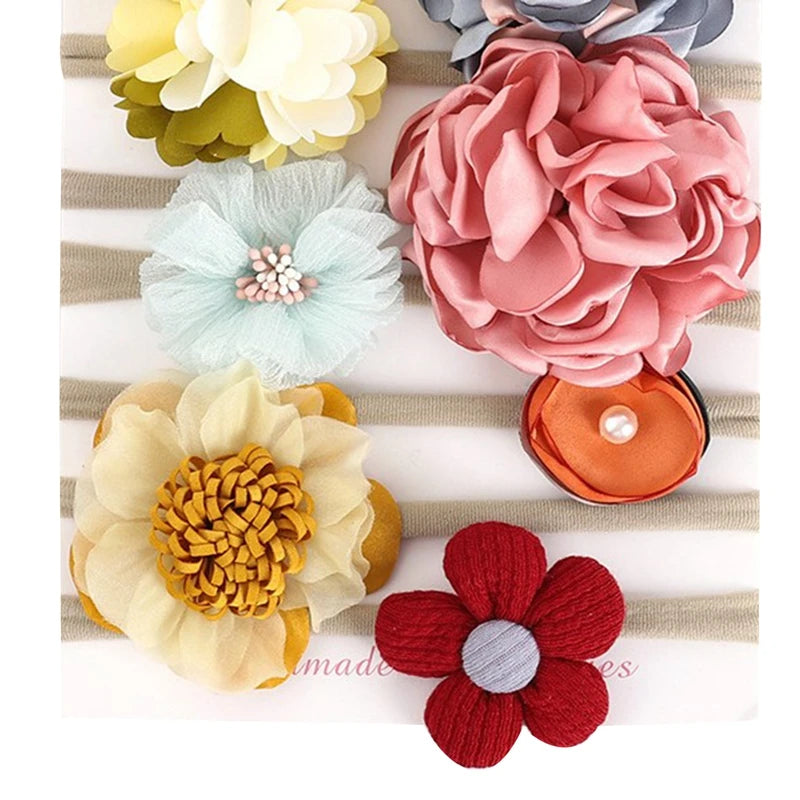 Baby Girl Stretchy Nylon Hairbands