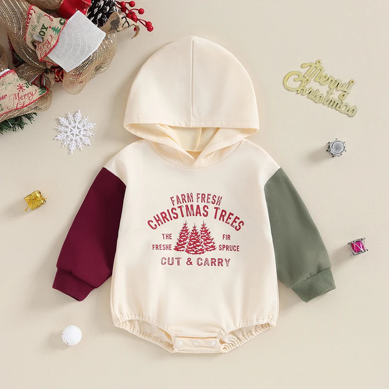 Baby Long Sleeve Christmas Bodysuit
