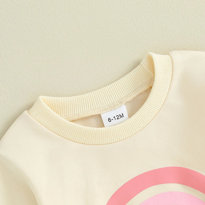 Baby Girls Toddler Rainbow Outfits