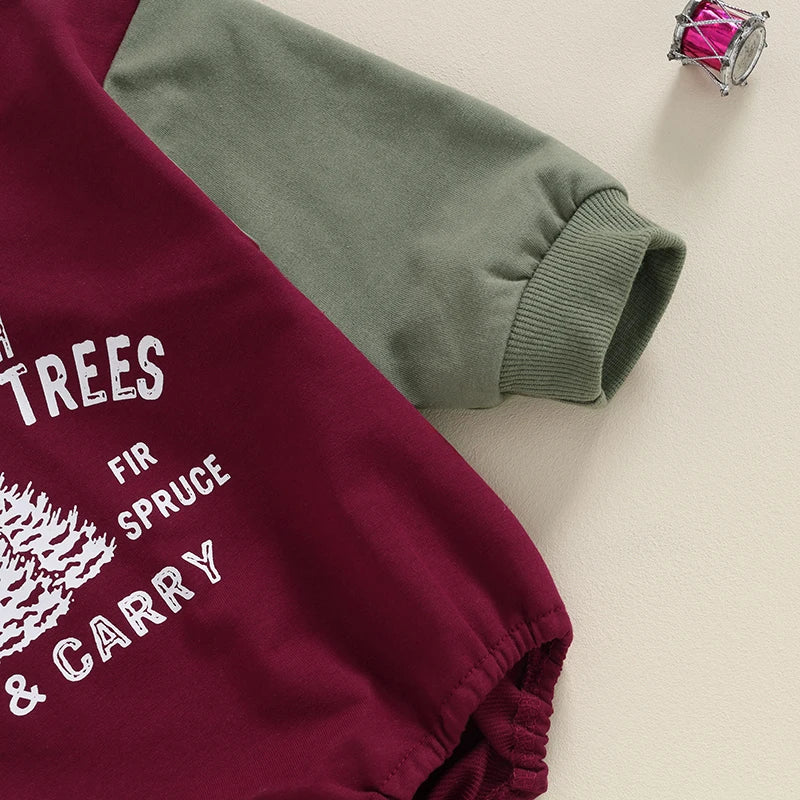 Baby Long Sleeve Christmas Bodysuit