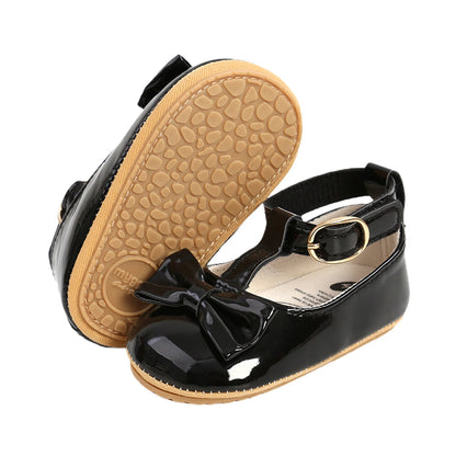 Soft Sole Bowknot Princess Wedding Shoes