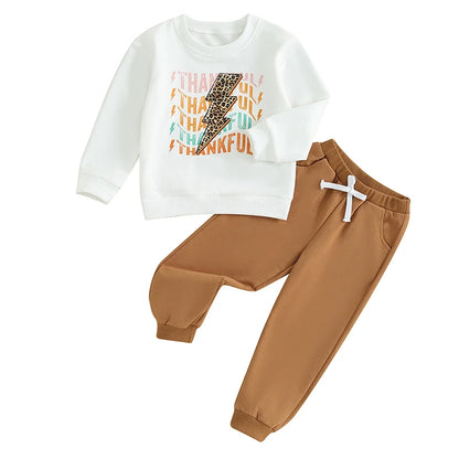 Crewneck Sweatshirt Long Pants Clothes