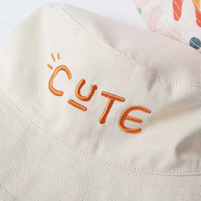Double Sided Baby Bucket Hat