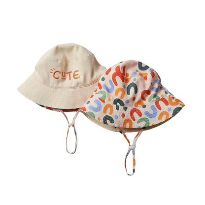 Double Sided Baby Bucket Hat
