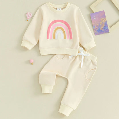 Baby Girls Toddler Rainbow Outfits