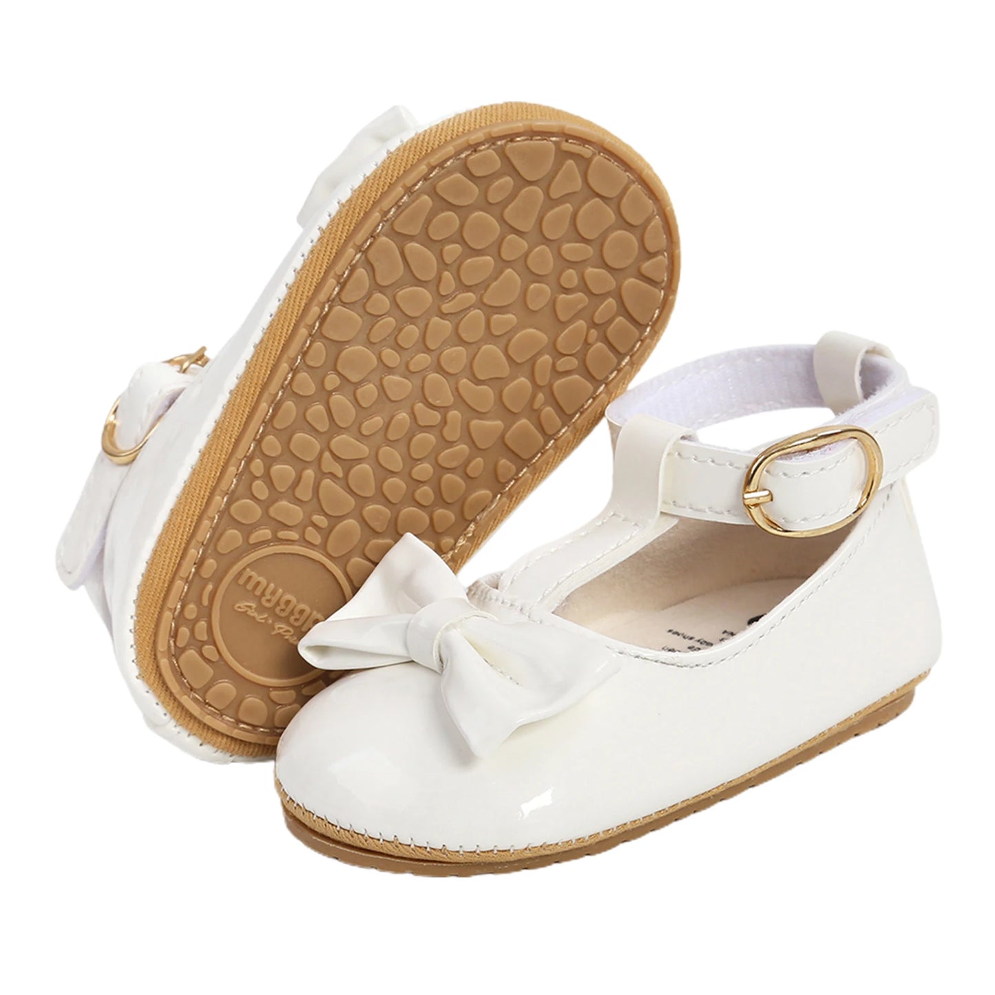 Soft Sole Bowknot Princess Wedding Shoes