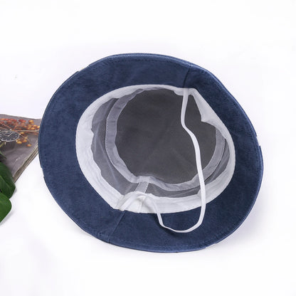 Fisherman Hat with Windproof Strap for Unisex