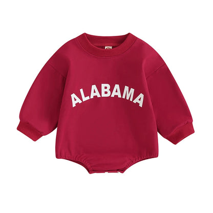 Baby Girl Football Bodysuit