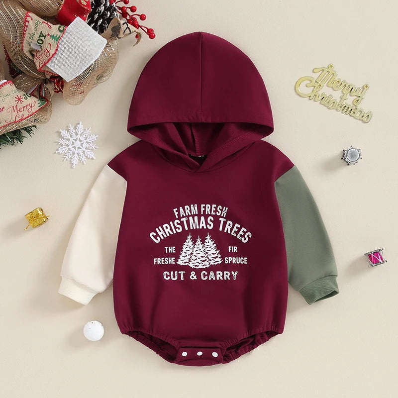 Baby Long Sleeve Christmas Bodysuit