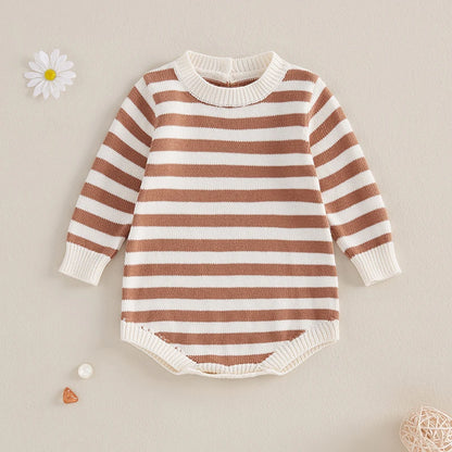Long Sleeve Crew Neck Bubble Bodysuit