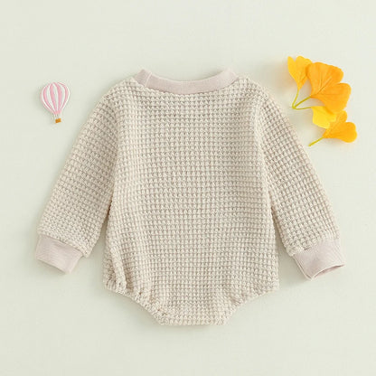 Solid Long Sleeve Crew Neck Bodysuit