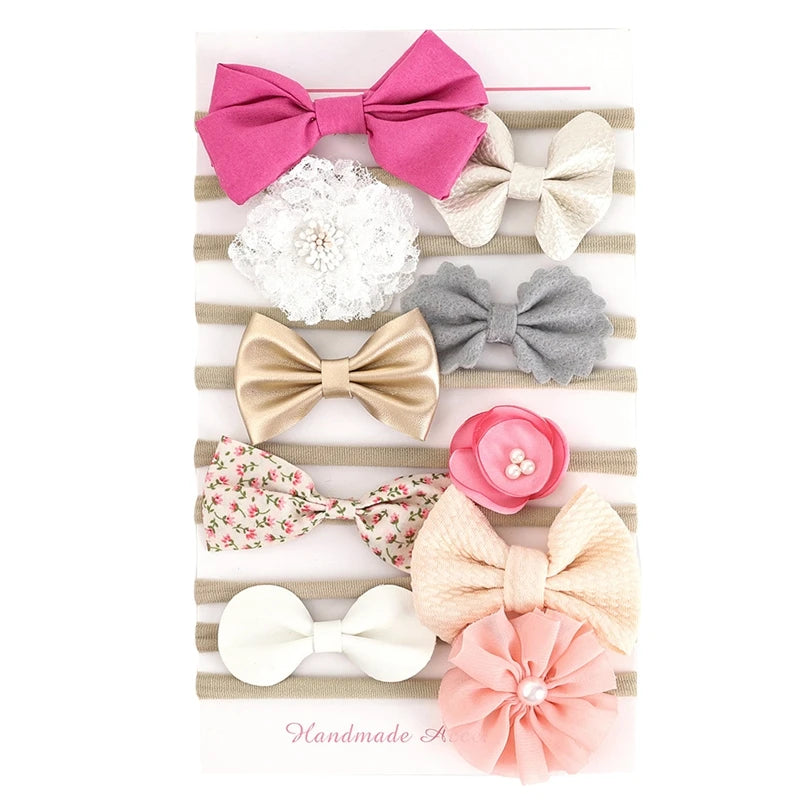Baby Girl Stretchy Nylon Hairbands