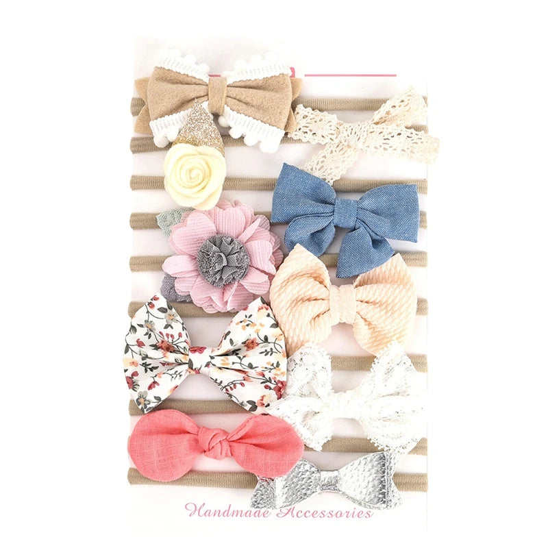 Baby Girl Stretchy Nylon Hairbands