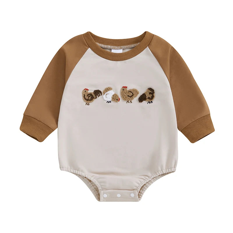 Long Sleeve Toddler Fall Bodysuits