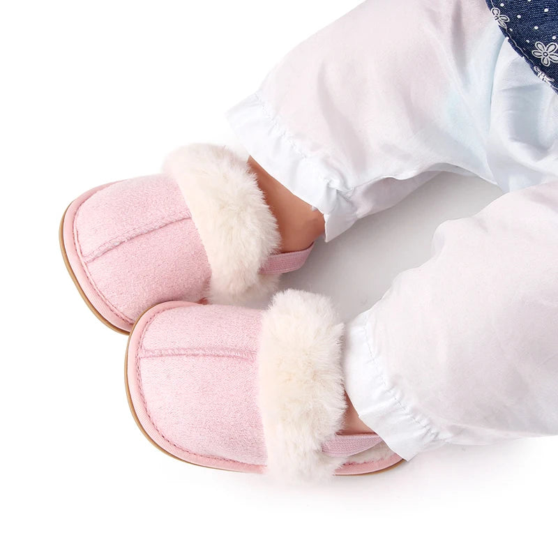 Soft Plush Warm Non Slip House Shoes